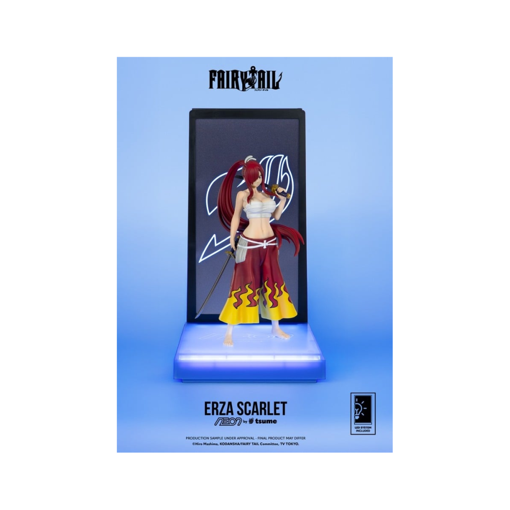 FAIRY TAIL - Erza Scarlet - Figurine Neon by Tsume 25cm