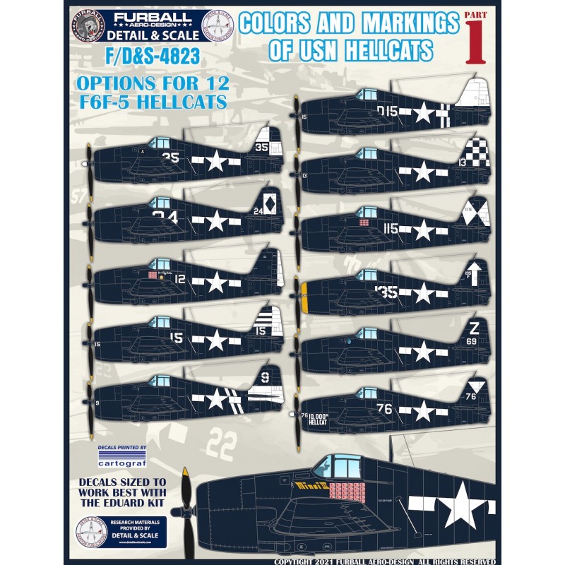 Décal Grumman Hellcat