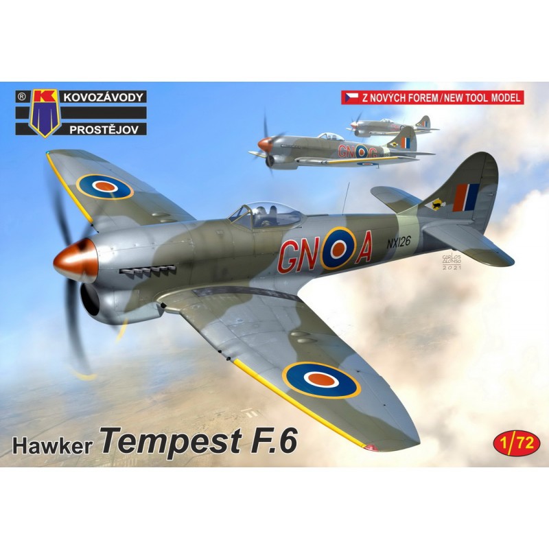 Maquette Hawker tempête F.6
