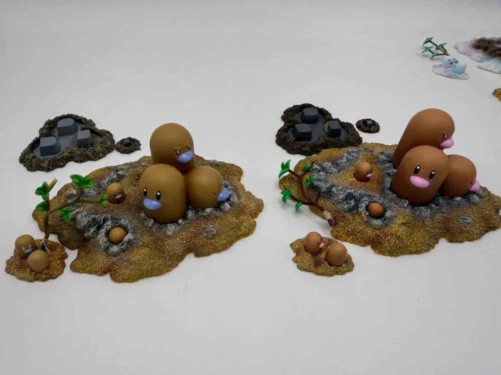 [REMAINING BALANCE] 1/20 Scale World Figure [LIMOUSINE] – Diglett & Dugtrio