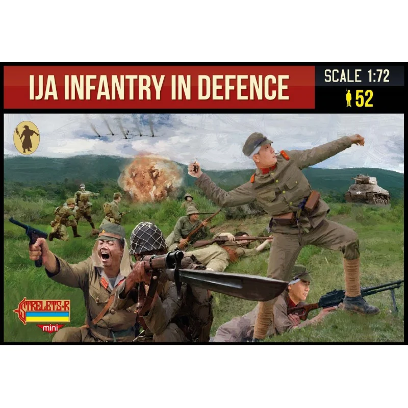 Figurines Infanterie de l'IJA dans la défense de la Seconde Guerre mondiale