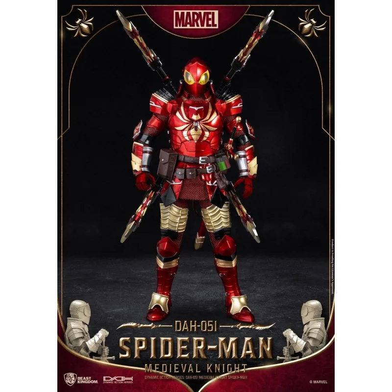 Figurine Chevalier médiéval spider-man dah