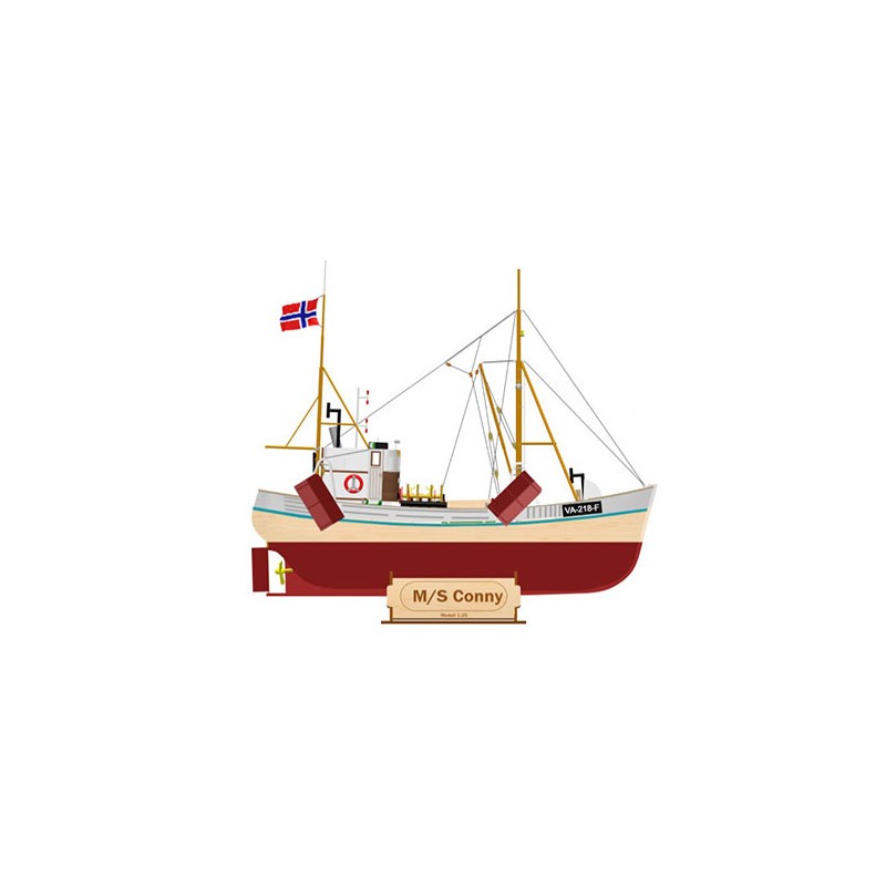 Bateau RC CONNY Nordic Fishing boat