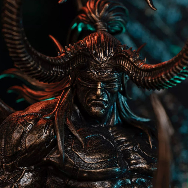 Statue – WORLD OF WARCRAFT Illidan Stormrage Bronze Colored Blizzard