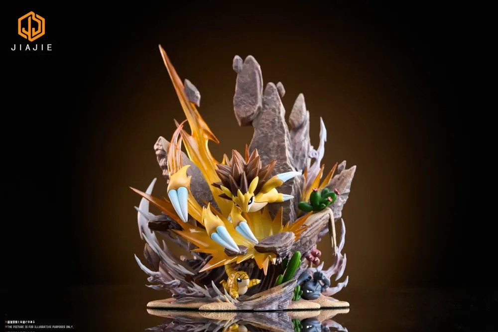 [PREORDER] Mini Statue [JIAJIE] – Sandshrew & Sandslash & Diglett & Dugtrio & Geodude