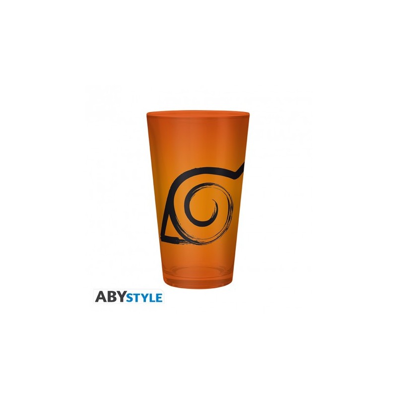 NARUTO SHIPPUDEN - Verre XXL - 400 ml - Konoha & Sceau - boîte