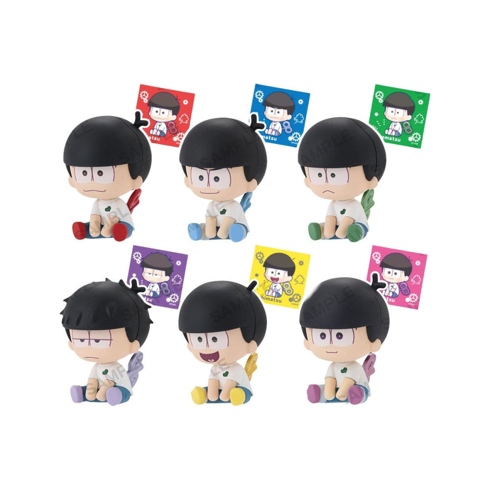 Osomatsu-sanpack 6 boîte-mystère figurines PVC Petatto Clockwork Box Ver. 5 cm