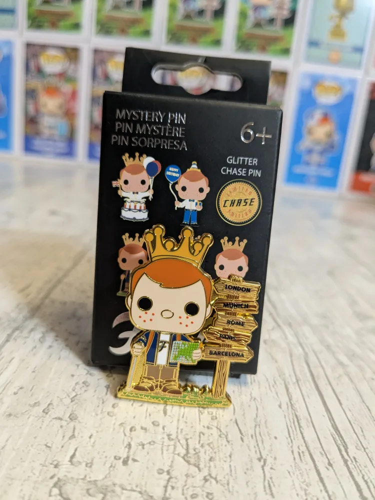 Traveling Freddy – Funko Europe 5th Anniversary Mystery Pin