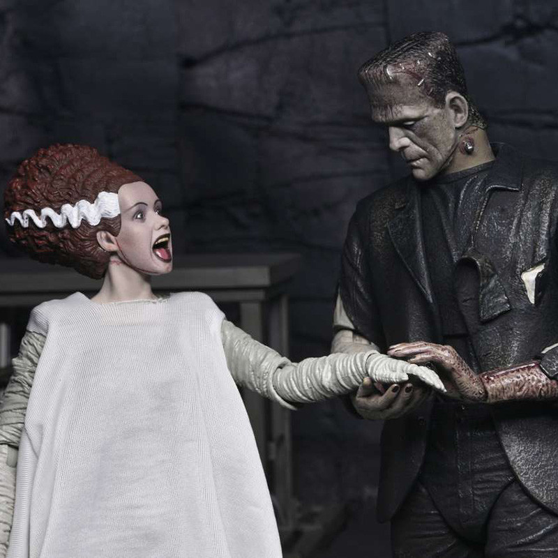 Figurine – LA FIANCEE DE FRANKENSTEIN Set 2 Monster & his Mate 90th Anniversary Neca