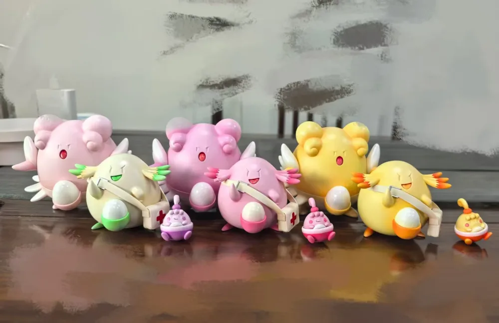[PREORDER] 1/20 Scale World Figure [WU] – Chansey & Blissey & Happiny