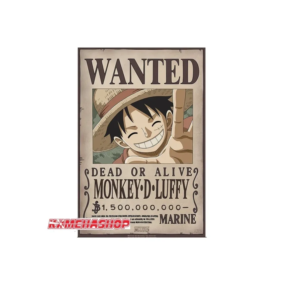 Affiche Wanted Luffy - New World Prime