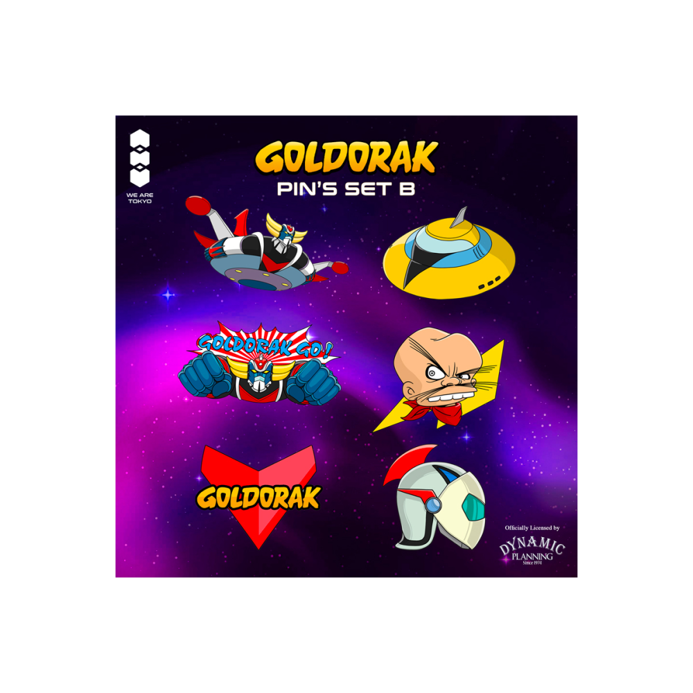 Goldorak (Grendizer) Mystery Box Pins Set B 5cm Asst 6pcs