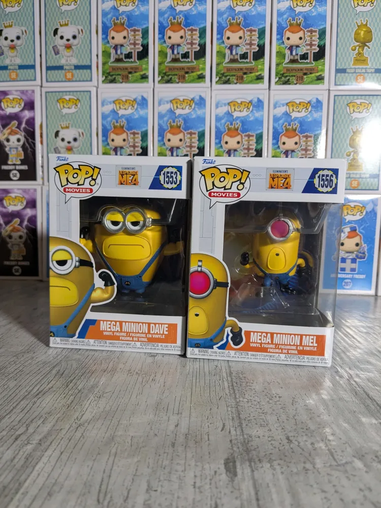 Despicable Me 4 – Funko Pop! – Mega Minion Dave & Mega Minion Mel (Bundle)
