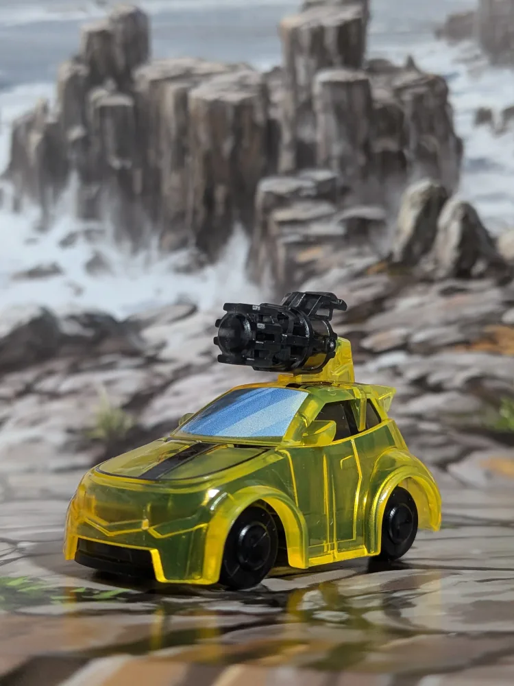Transformers Galaxy Shining (DV01) – Bumblebee Vehicle Glittering (~4-6cm) | Blokees