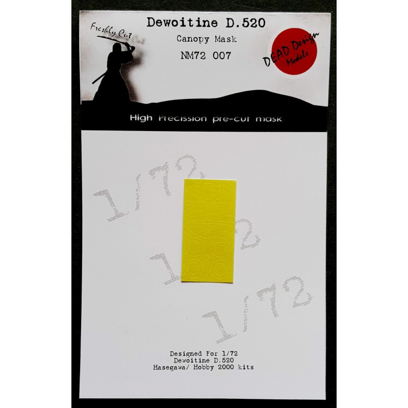 Accessoire Dewoitine D.520 (conçu pour être utilisé avec les kits Hasegawa et Hobby 2000)