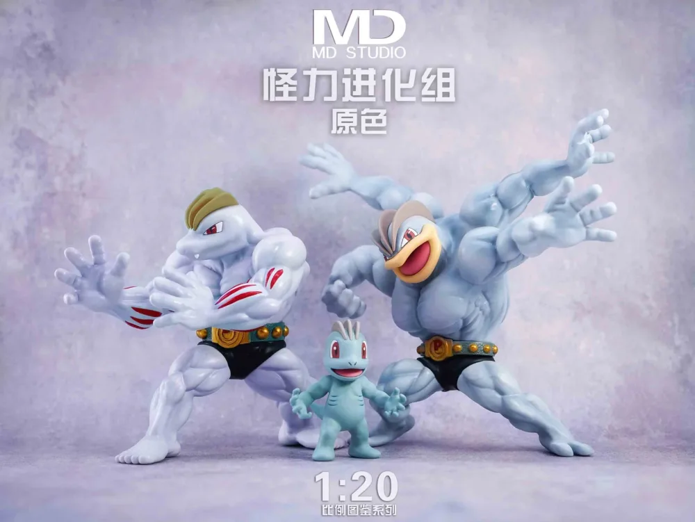 [PREORDER] 1/20 Scale World Figure [MD] – Machop & Machoke & Machamp