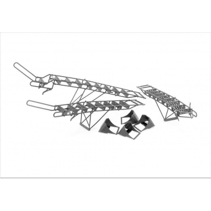 Accessoire Échelle Sukhoi Su-27UB (tardive) + cales + échelle de service