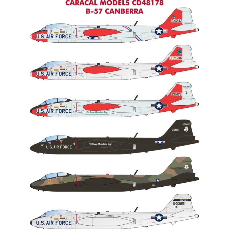 Décal BAC/EE Canberra B.2/B.20