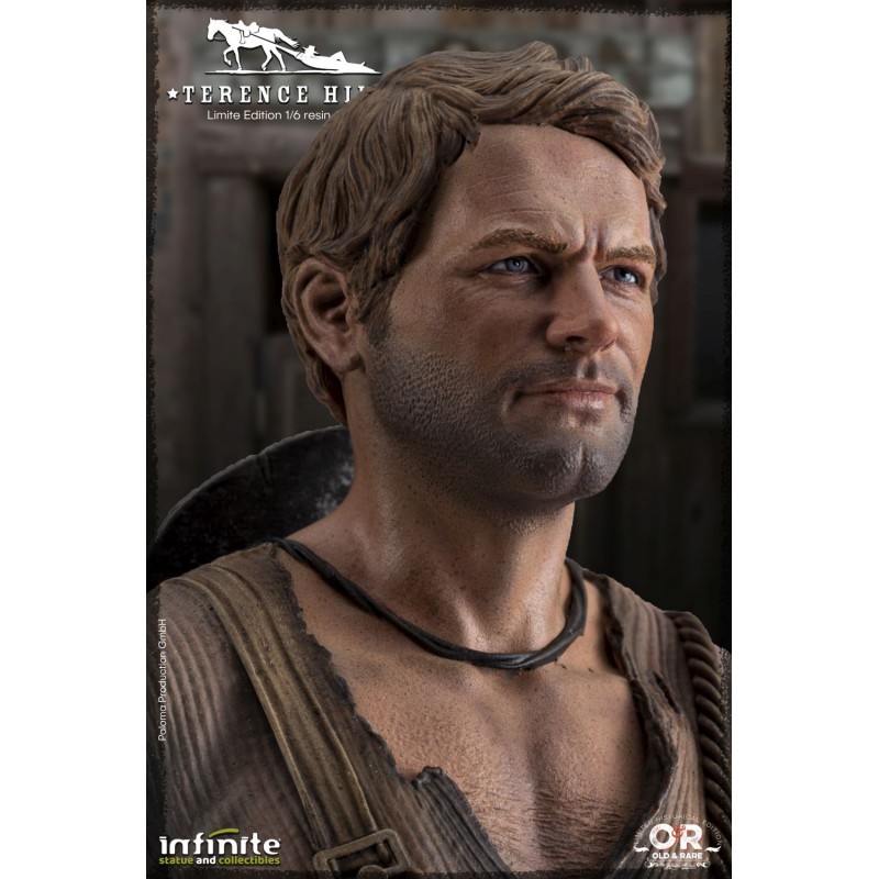 Statuette Terence hill old&rare statue en résine 1/6