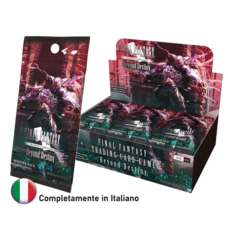 Jeu de plateau Final Fantasty TCG Beyond Destiny Box (36) - Italian