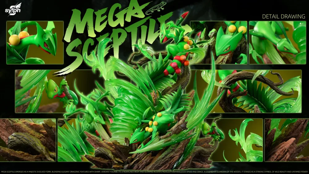 [PREORDER] GK Statue [SYLPH] – Sceptile Family