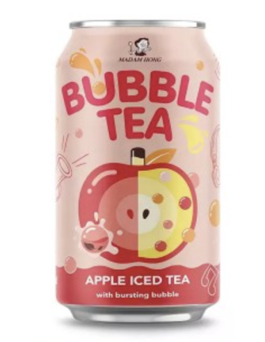Bebida de Bubble Tea Sabor Manzana 340ml – Collection