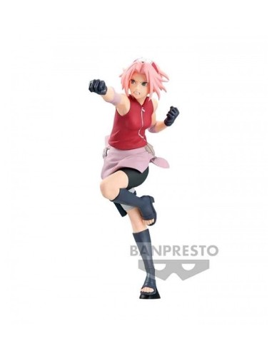 Figuras NARUTO SHIPPUDEN VIBRATION STARS HARUNO SAKURA 16 Cm De Banpresto – Manga