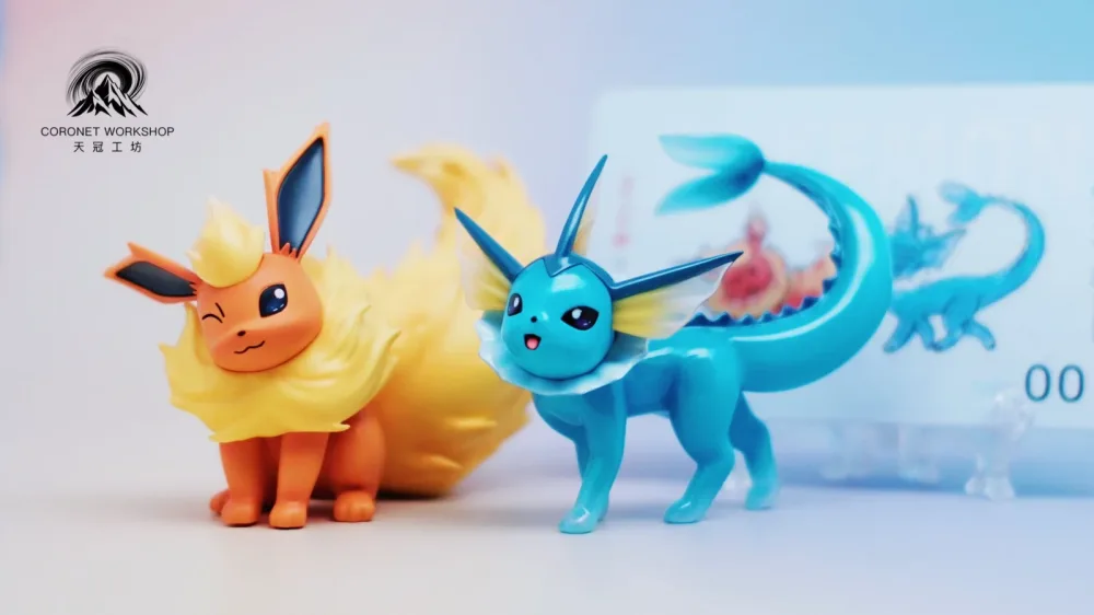 [IN STOCK] 1/20 Scale World Figure [CORONET] – Vaporeon & Flareon