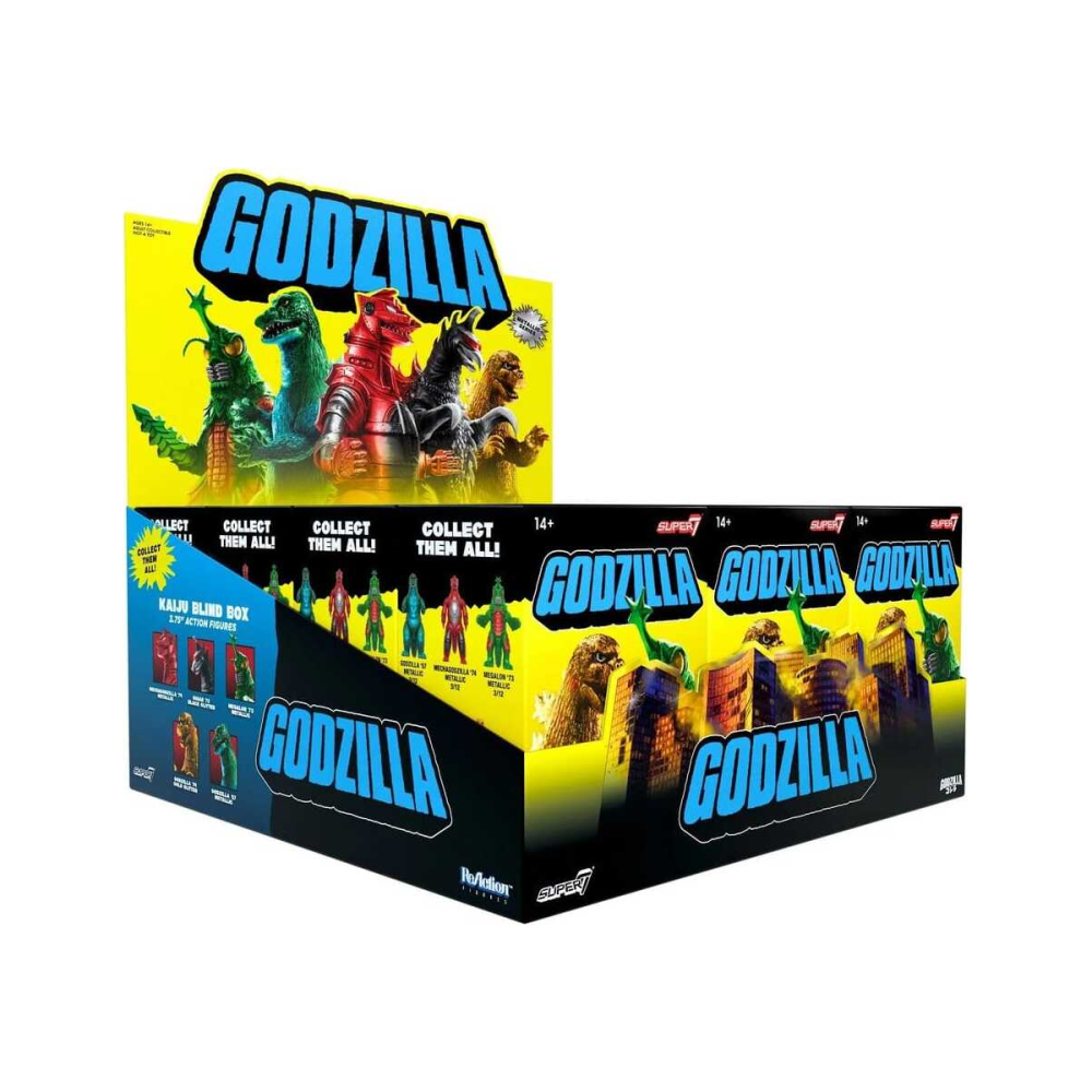 Godzilla Toho (Metallic) figurine Blind Box Wave 5 Display (12)
