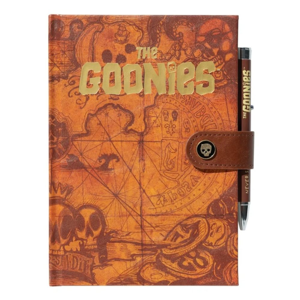Carnet premium A5 Les Goonies carte au trésor avec stylo projecteur