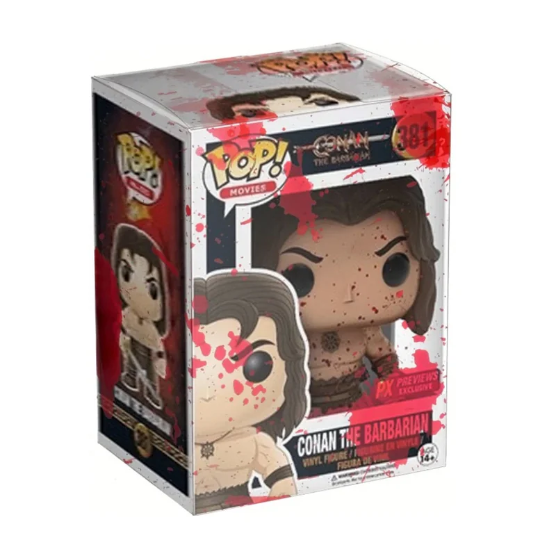 Evoretro Etui de Protection 0,40mm Pour Funko Pop Blood Splatter X10pcs