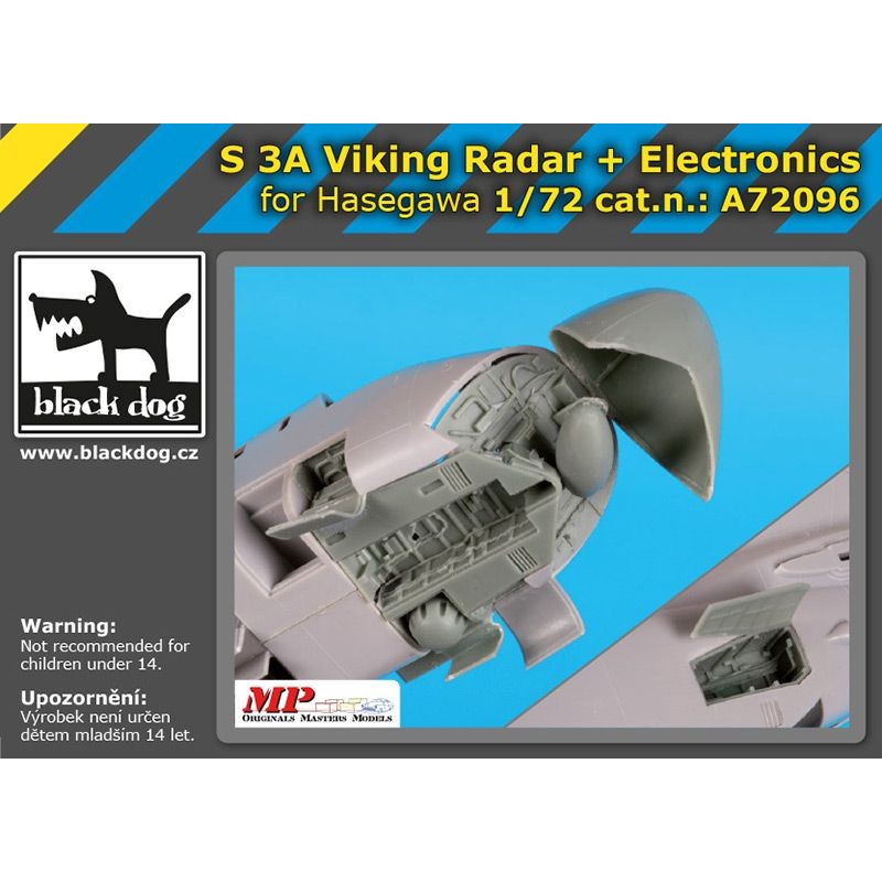 Radar Lockheed S-3A Viking + électronique (conçu pour être utilisé avec les kits Hasegawa)