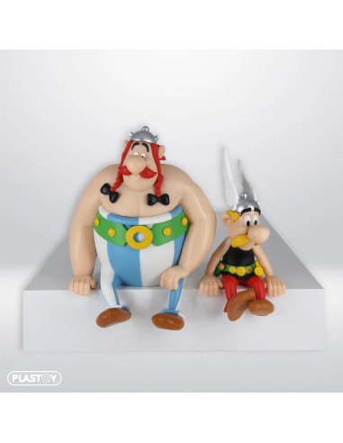 Figurita Sentada de Asterix y Obelix