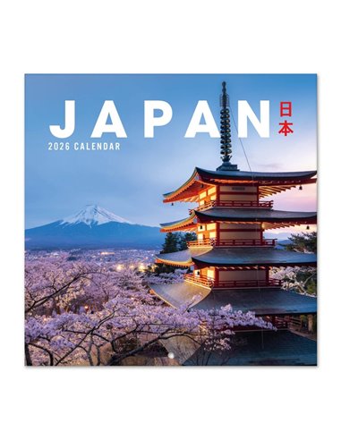 Calendario 2026 30x30 Japon