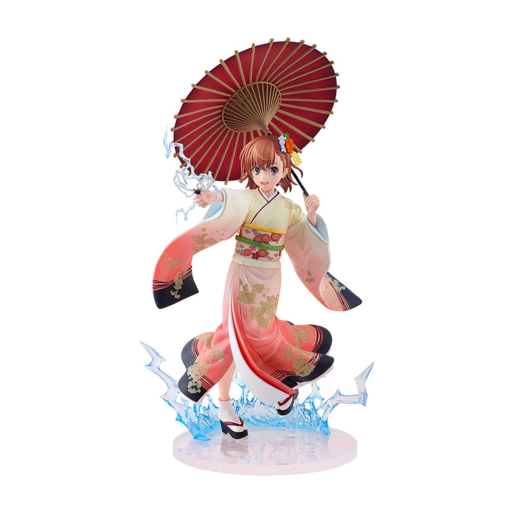 A Certain Scientific Railgun T - statuette 1/7 Mikoto Misaka Furisode Kimono Ver. 28 cm