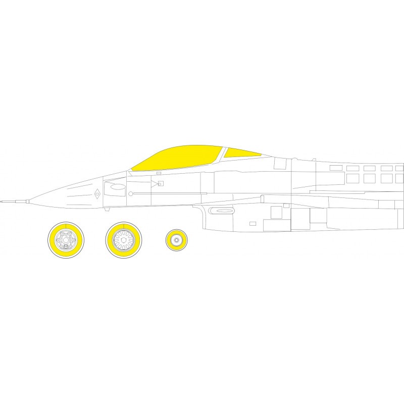 General-Dynamics F-16A MLU 1/48 (designed to be used with Kinetic Model kits) MARCH RELEASE EXPECTED TO BE IN STOCK LATE FEBRUAR