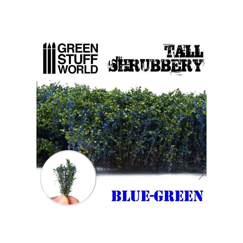 Arbuste haut - vert bleu