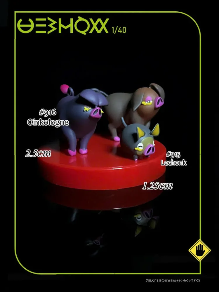 [PREORDER] 1/40 Zukan Figure [IGGLY] – Lechonk & Oinkologne