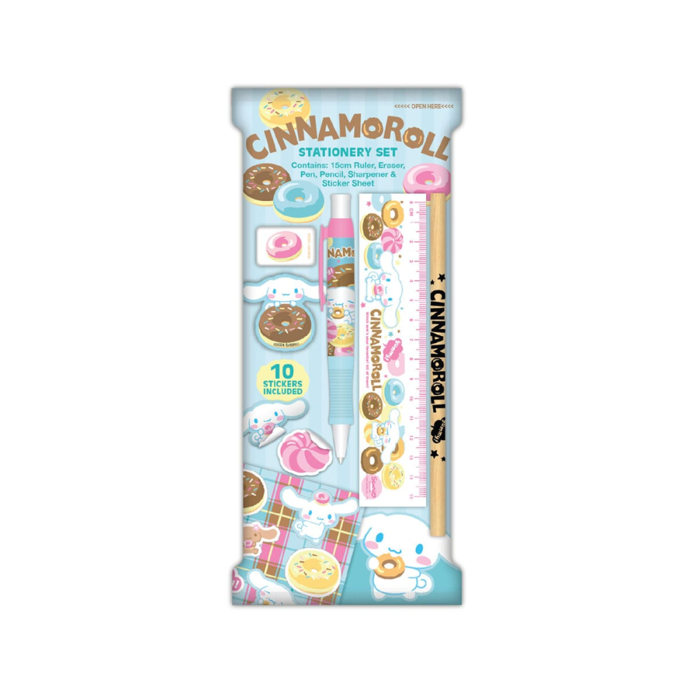 Sanrio - set d'écriture 6 pièces Cinnamoroll