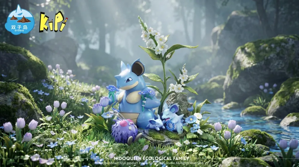 [PREORDER] 1/20 Scale World Figure [SZD] – Nidoran♀ & Nidorina & Nidoqueen & Venonat