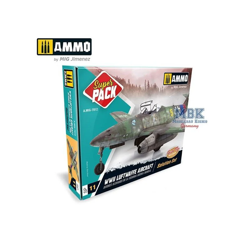Peinture SUPER PACK Avion Luftwaffe WWII