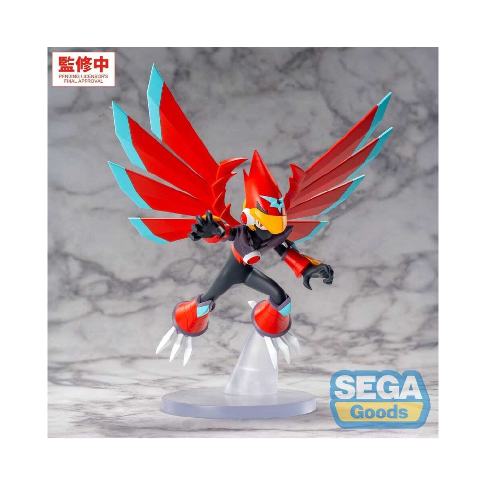 Mega Man Battle Network figurine PVC Luminasta Mega Man Falzar Beast 19 cm