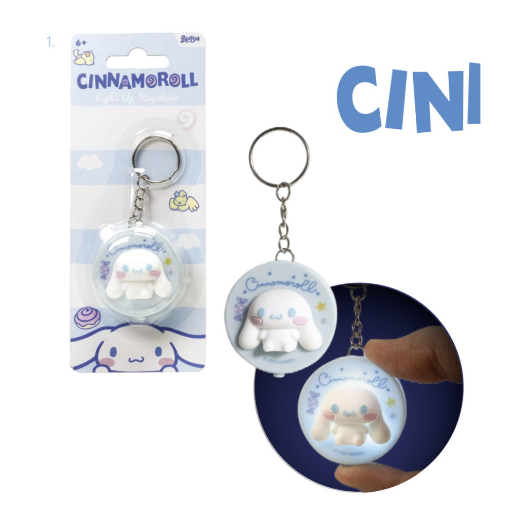 CINNAMOROLL - Porte-Clé Lumineux