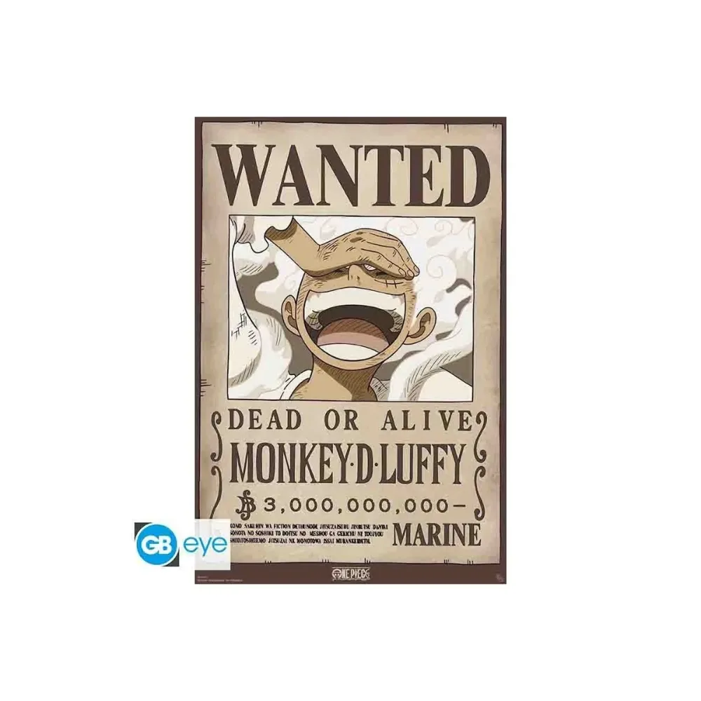 One Piece - Poster Maxi format Wanted Luffy Gear 5
