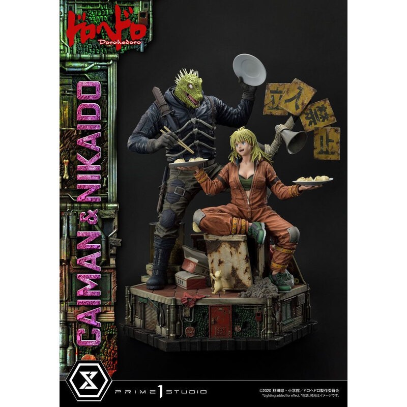 Dorohedoro statuette 1/4 Caiman & Nikaido 70 cm