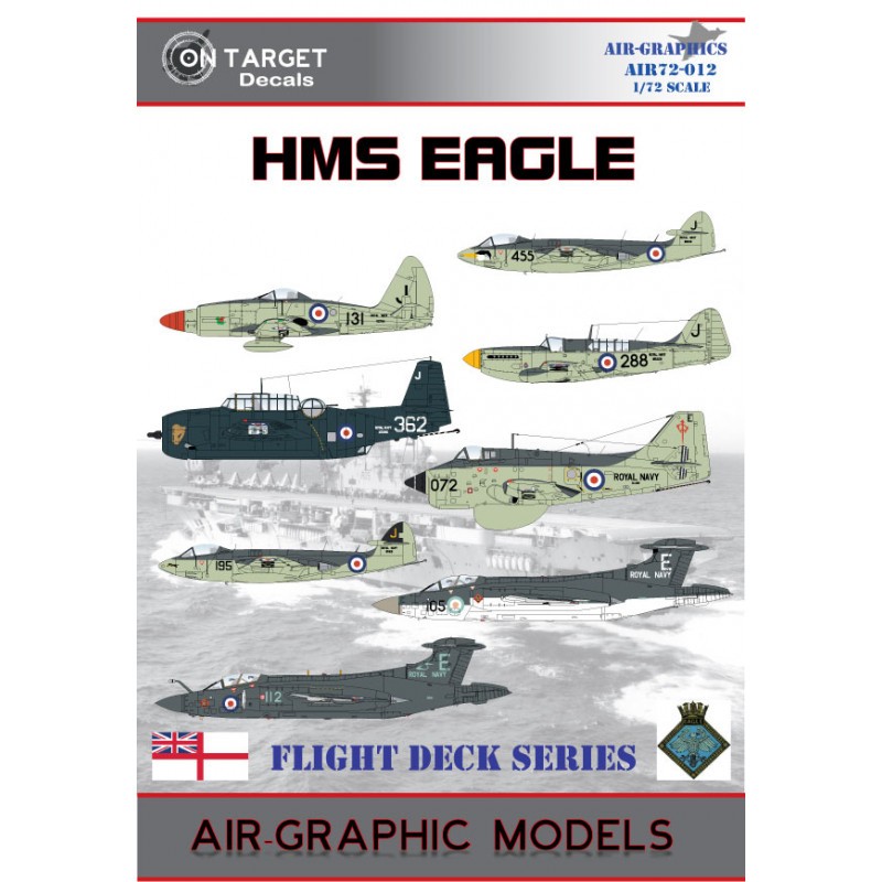 Décalcomanie HMS Eagle 1945-1972 'Partie 1'