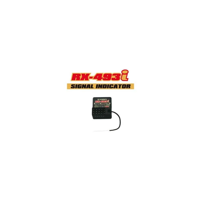 Récepteur Sanwa RX493i 4 voies FH5 SXR Waterproof antenne externe