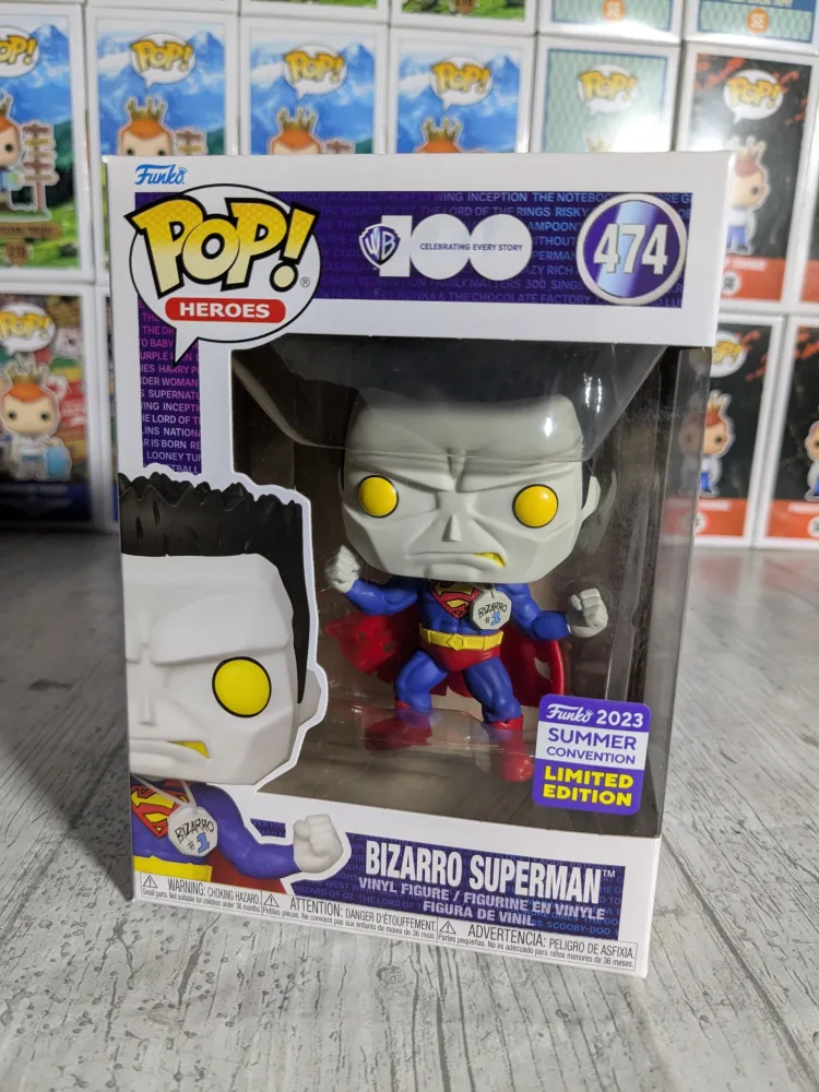 Funko Pop! – Heroes Warner 100 #474 – Bizarro Superman (SC2023)