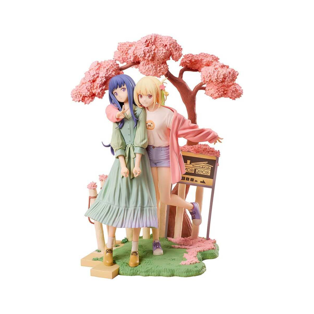 Lycoris Recoil pack 2 figurines PVC Chisato Nishikigi & Takina Inoue Spring Ver. 25 cm