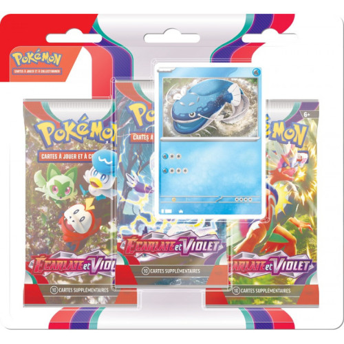 Pokemon Tri-Pack EV01 Écarlate et Violet Oyacata